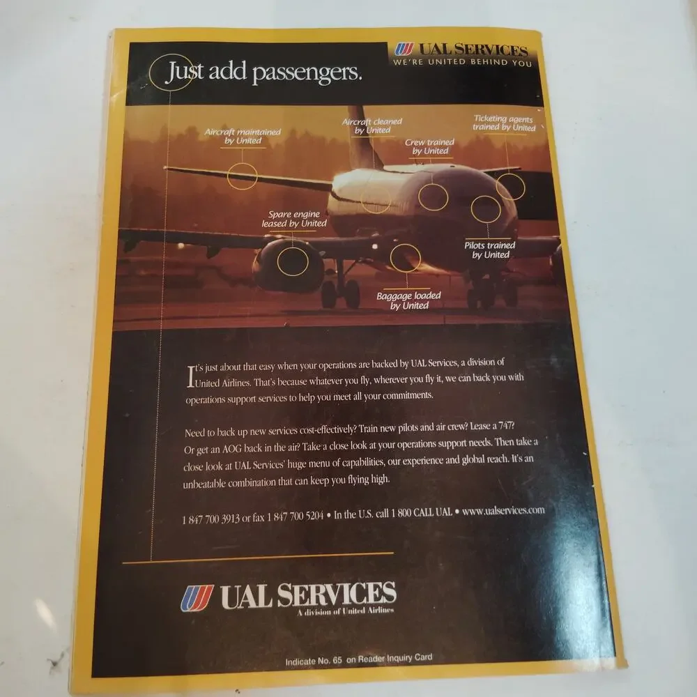 Air Transport World Magazine - May 1998 Edition - Turboprops & RJs
